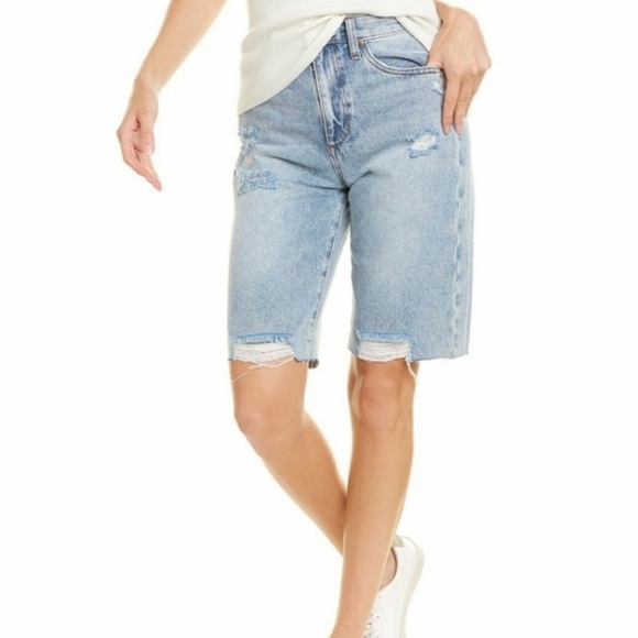 Joes Jeans Easy Bermuda Distressed Denim Shorts NEW - Picture 4 of 8